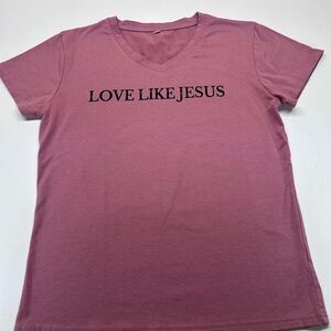 NWOT Source Unknown Mauve Graphic Tee